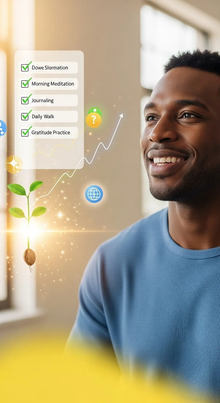 Smiling african-american man.